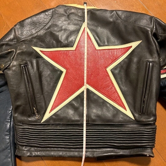 Vanson Leather Racing Jacket - Multicolor - Picture 9 of 10